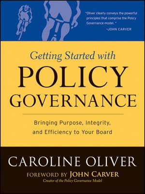 Getting Started with Policy Governance - ebook